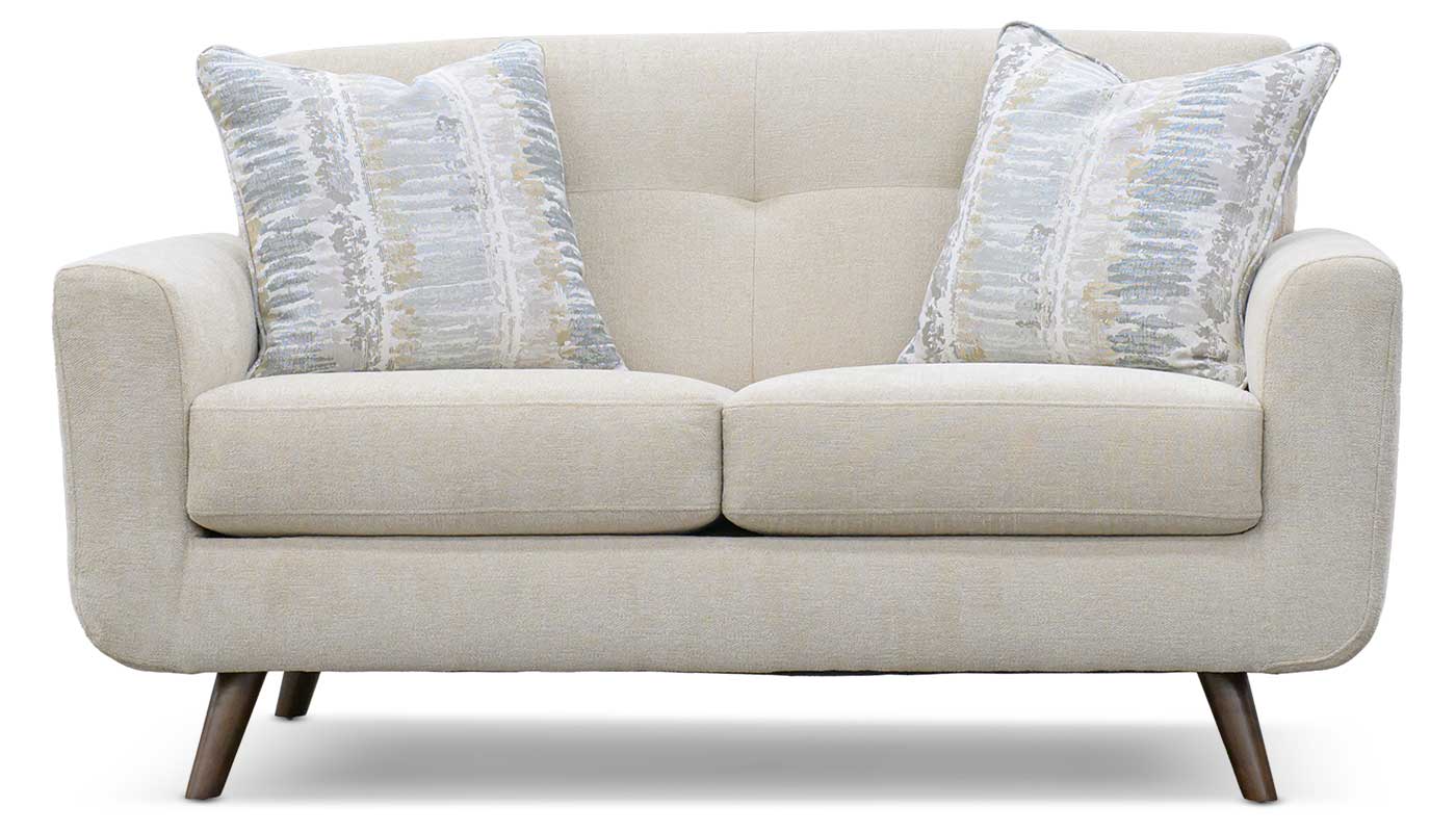 2人がけミニソファ★Carol ★ホワイト★美品 Carol II Sofa – Home Zone Furniture