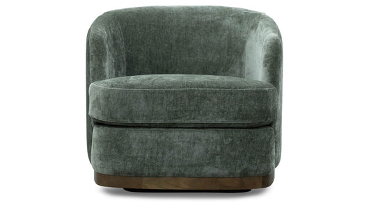 Cerrito Fabric Herb Swivel Chair