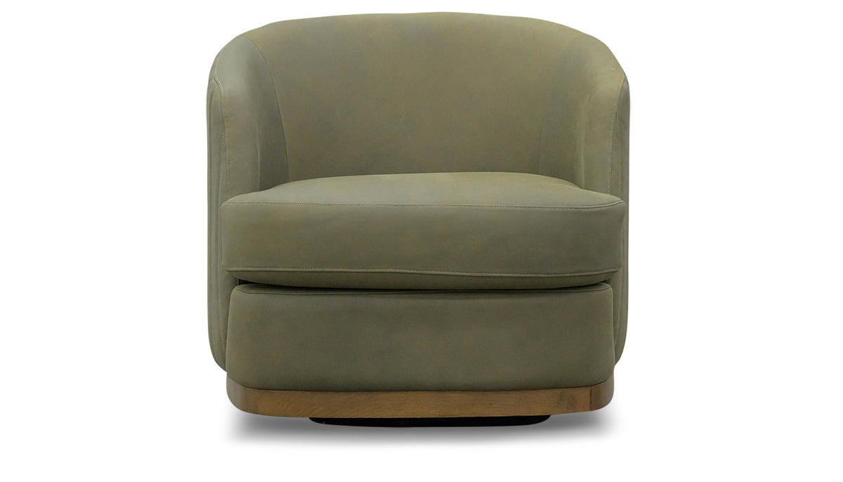 Cerrito Leather Swivel Chair