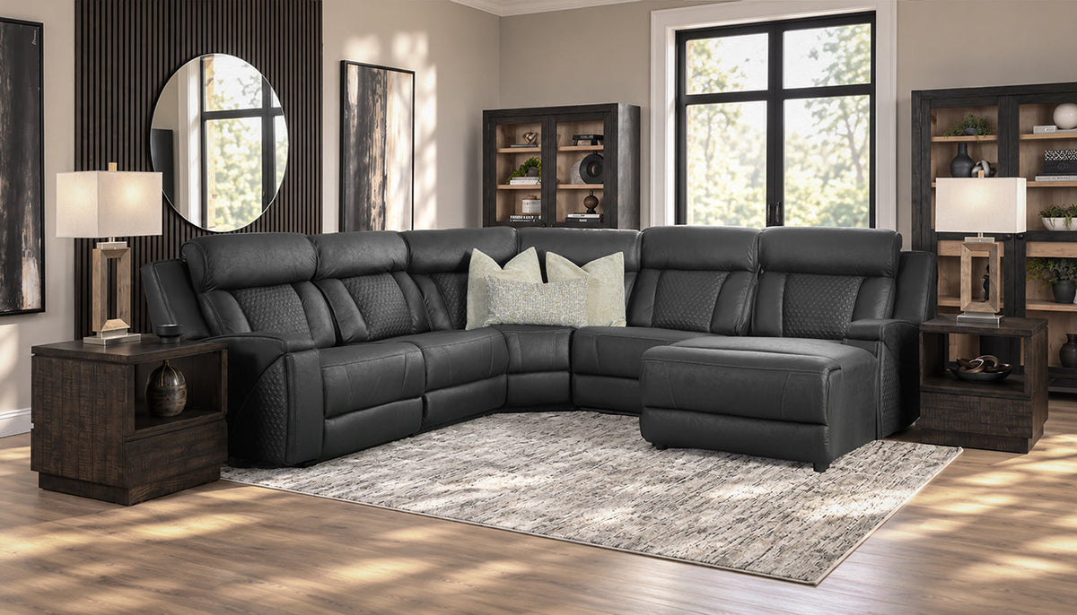 Chadwick Reclining Sectional with Chaise