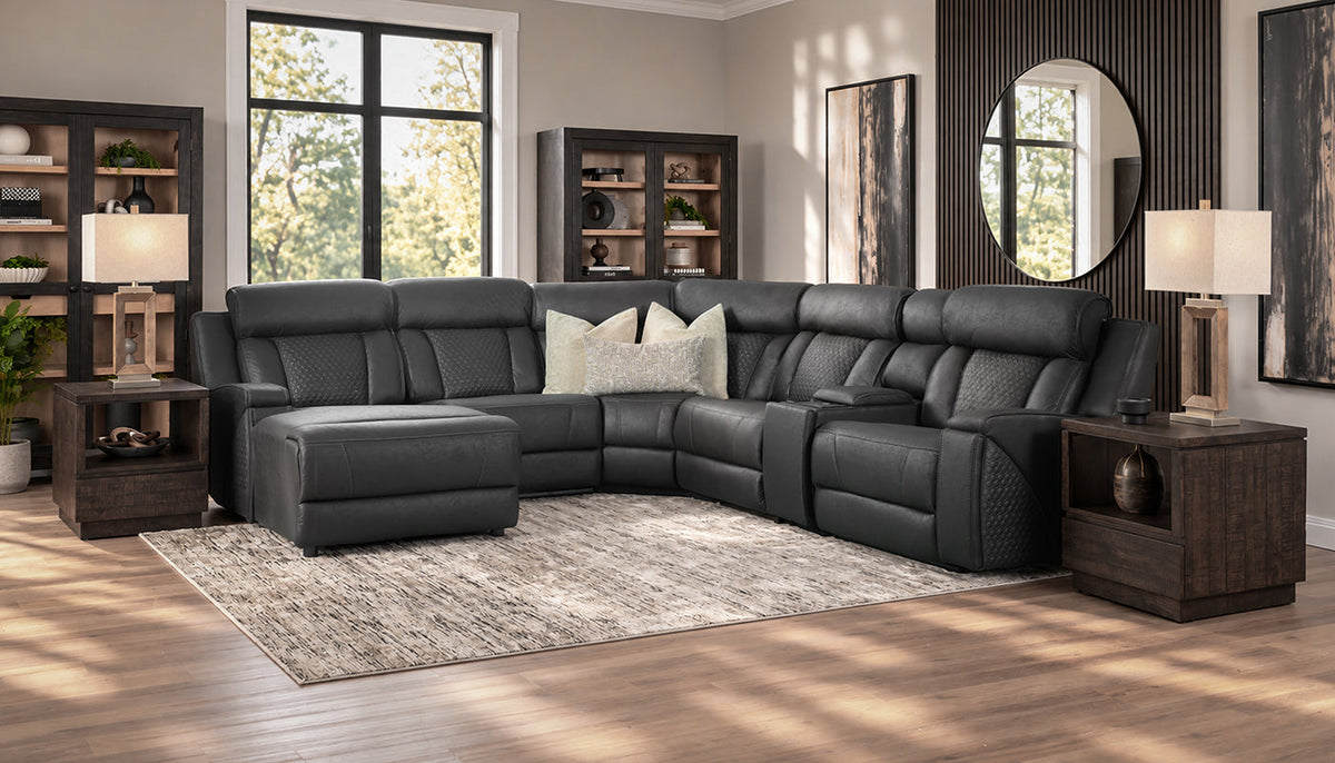 Chadwick Reclining Sectional with Chaise