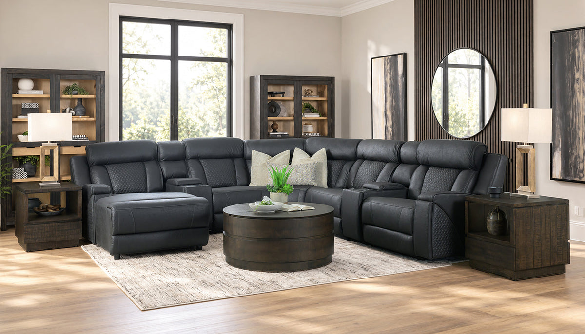 Chadwick Reclining Sectional with Chaise