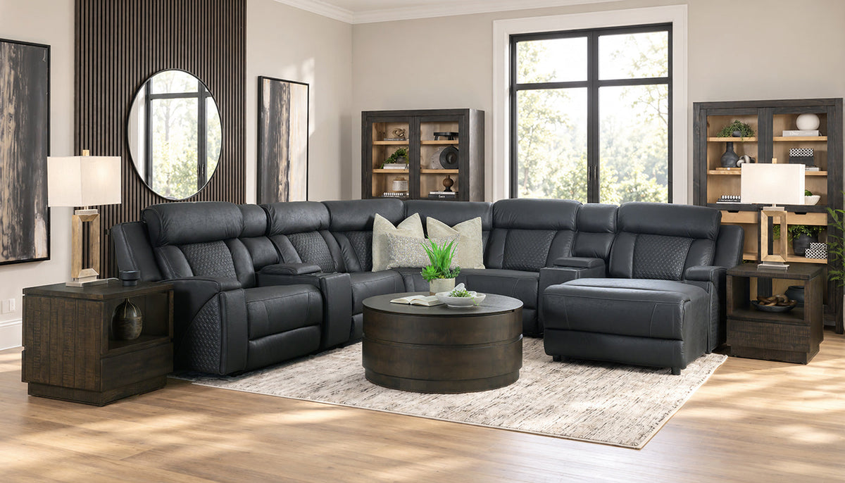 Chadwick Reclining Sectional with Chaise