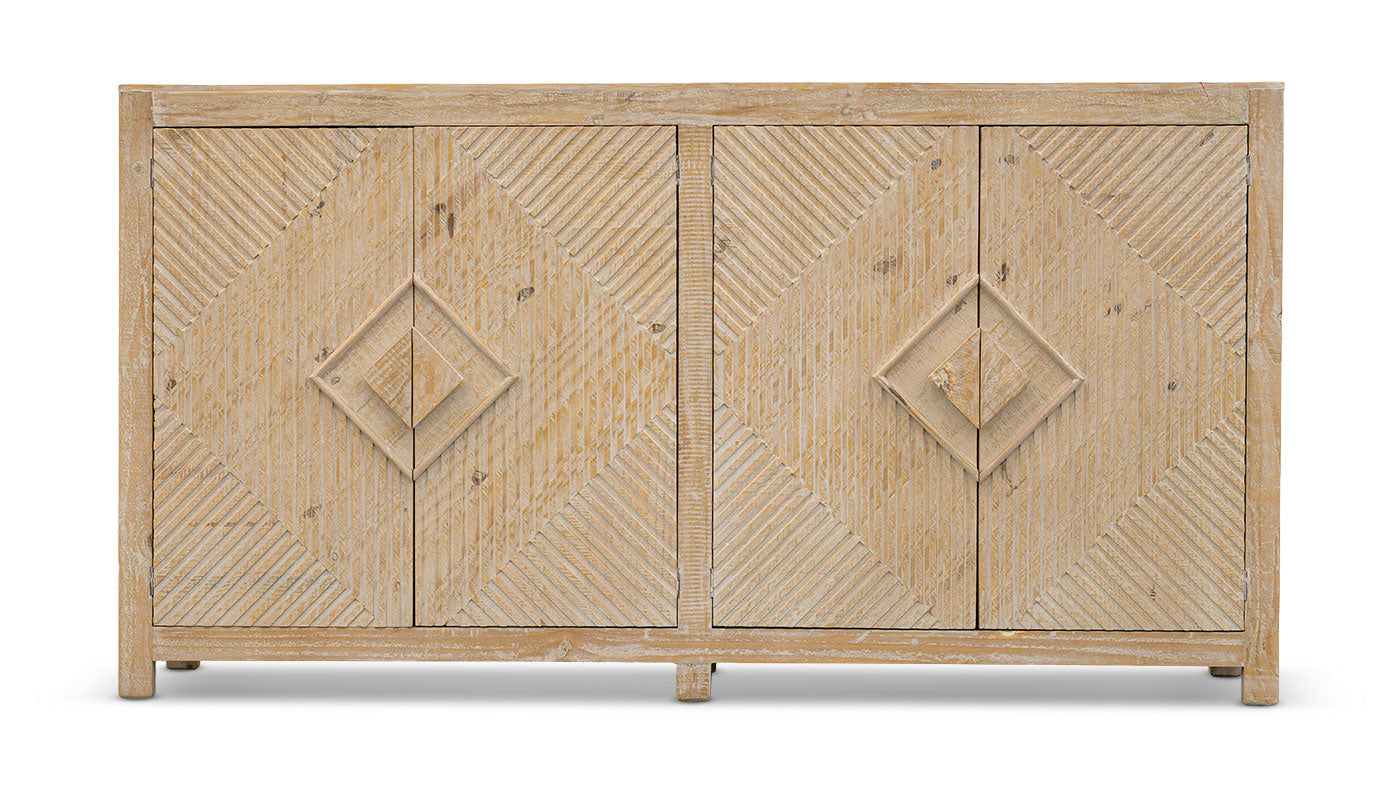 Chandler Cappuccino 4-Door Console