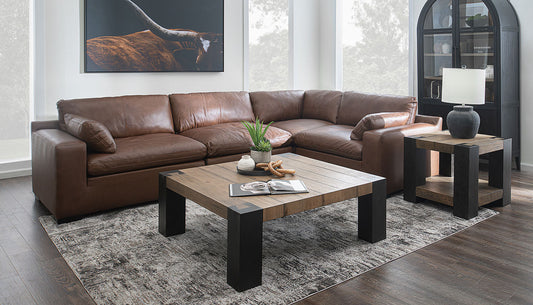 City Limits II Leather Sectional