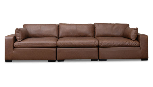City Limits II Leather Super Sofa