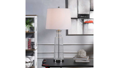 Clear Glass Table Lamp - Set of 2