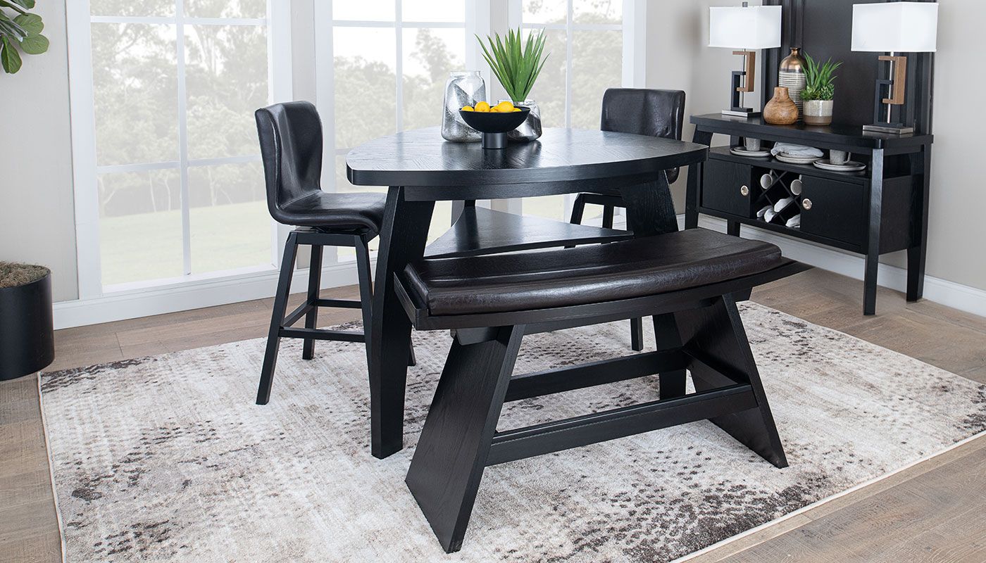 Triangle Bar Height Table & Chairs – Home Zone Furniture