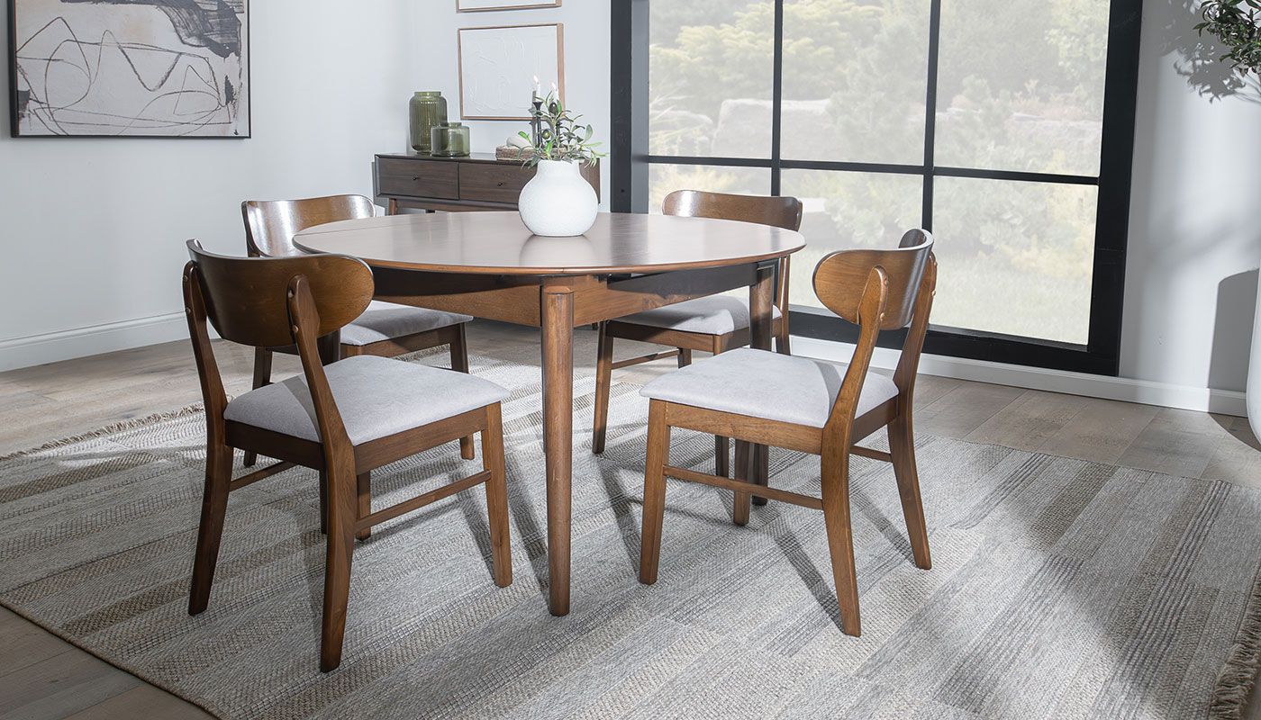 Drop Leaf Dining Height Table Chairs