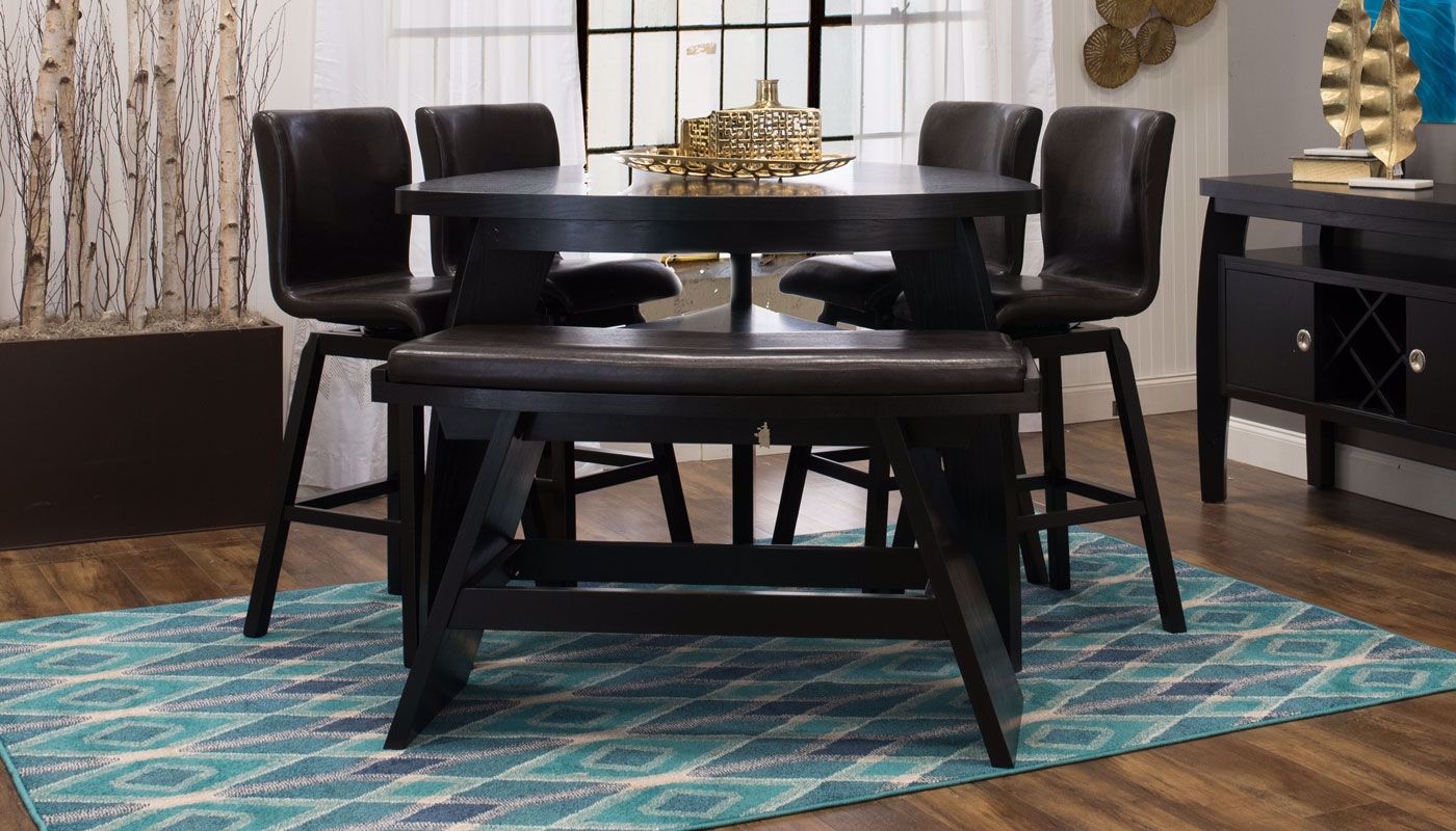 Triangle Bar Height Table Chairs