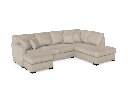 Dalhart Dual Chaise Sectional - Custom Design Ref: NOBHKZ