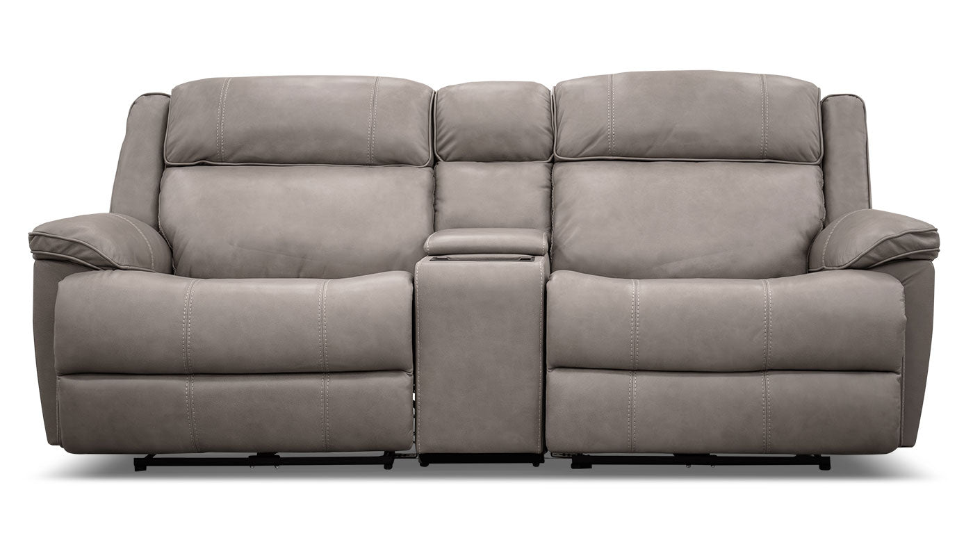 Easthill II Leather Reclining Loveseat