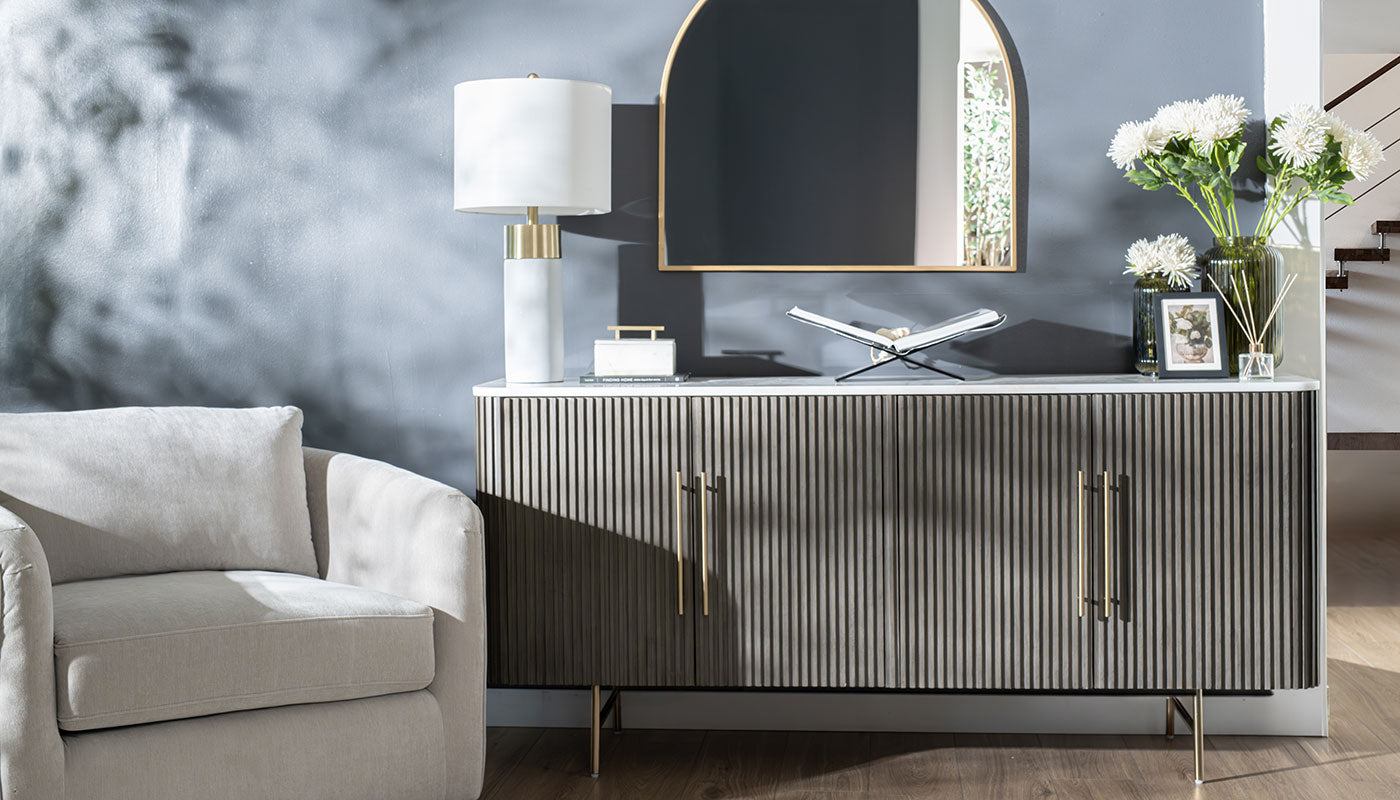 Home Zone Furniture Finnely Console - Thumbnail 2