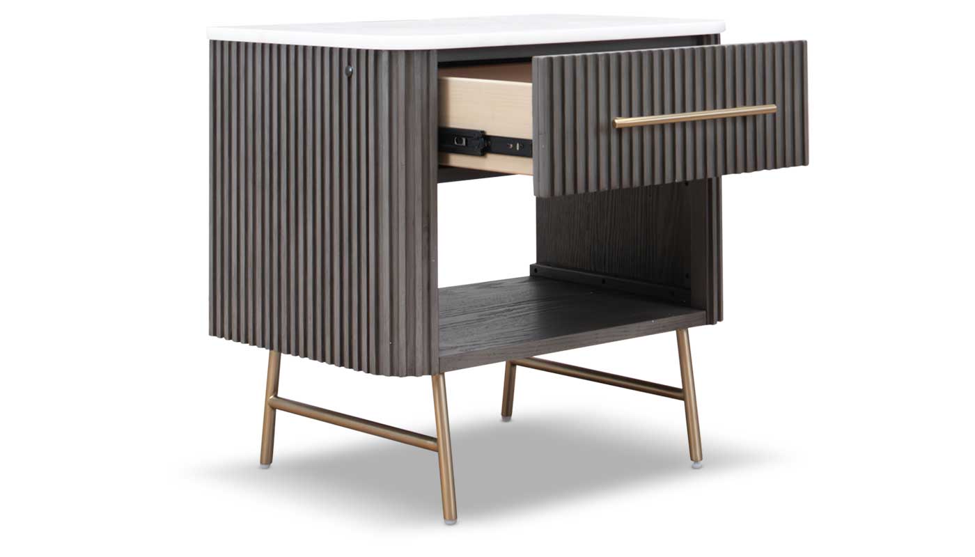 Finnely One-Drawer Nightstand – Home Zone Furniture