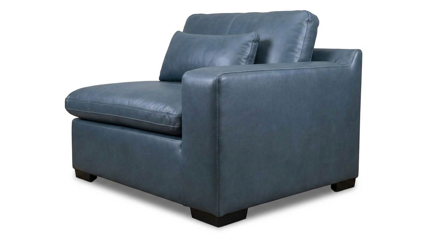 City Limits II Leather Right Arm Facing Chair