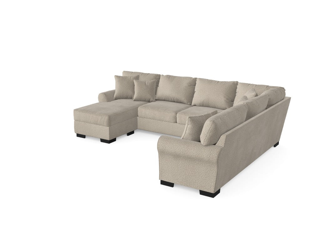 Heath Sectional with Chaise - Custom Design Ref: ZUM91H