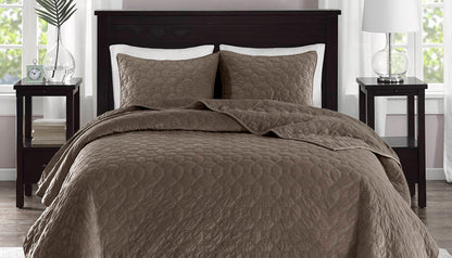 Harper Faux Velvet Comforter Set