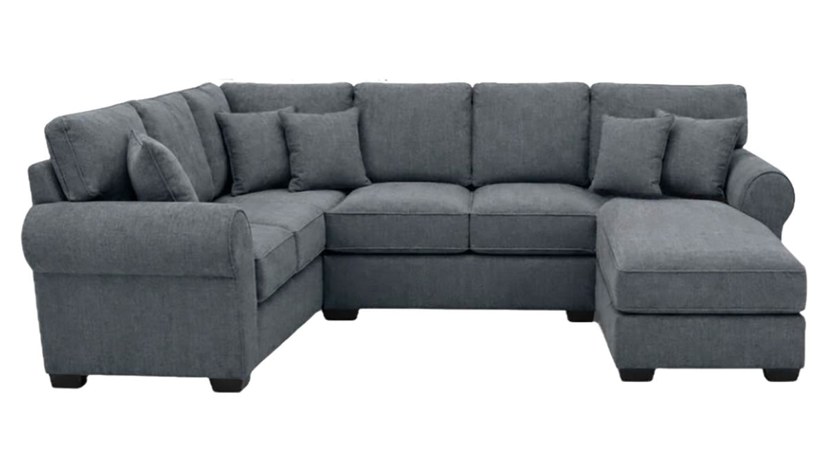 Heath "Crossing Anchor" Sectional with Right Arm Facing Chaise