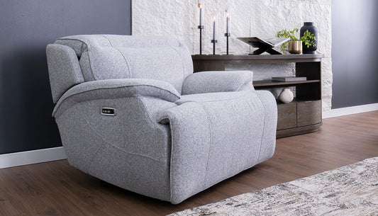 Ibiza IV Grey Fabric Recliner