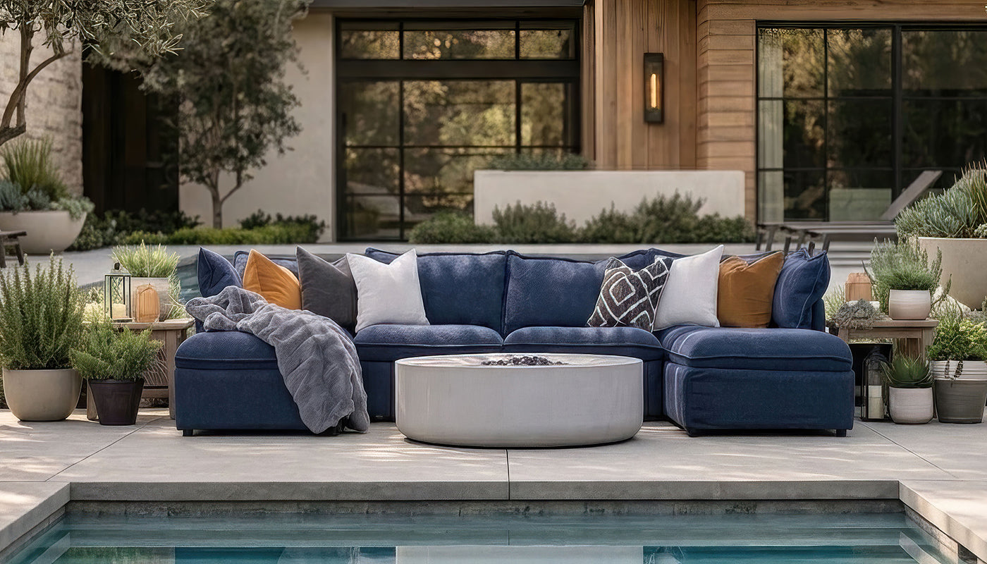 Inside Out Dual Chaise Sectional