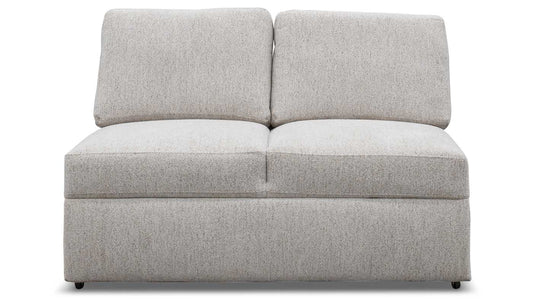 Ivy Armless Loveseat with Trundle Sleeper