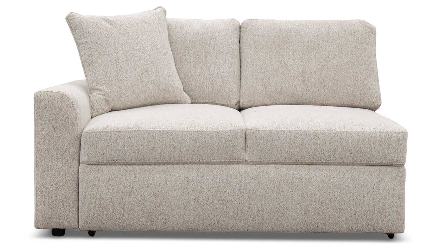 Ivy Left Arm Facing Loveseat with Trundle Sleeper