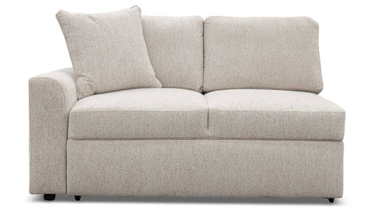Ivy Left Arm Facing Loveseat with Trundle Sleeper