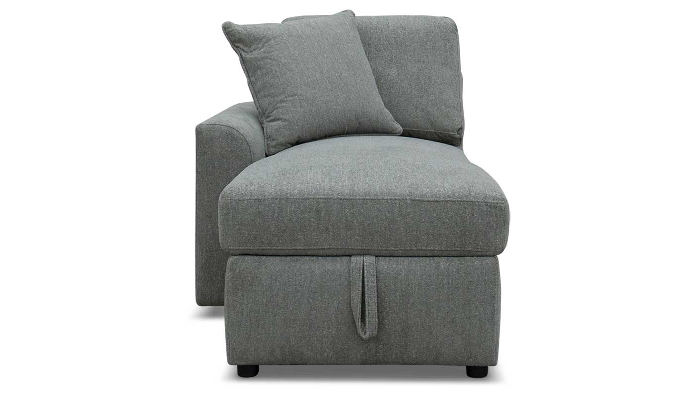 Ivy Left Arm Facing Storage Chaise