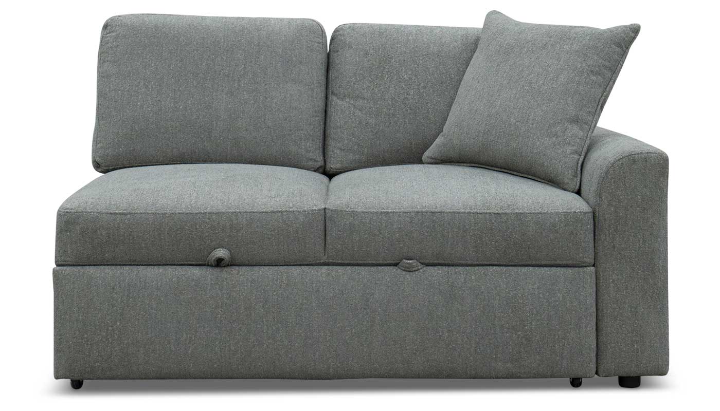 Ivy Right Arm Facing Loveseat with Trundle Sleeper
