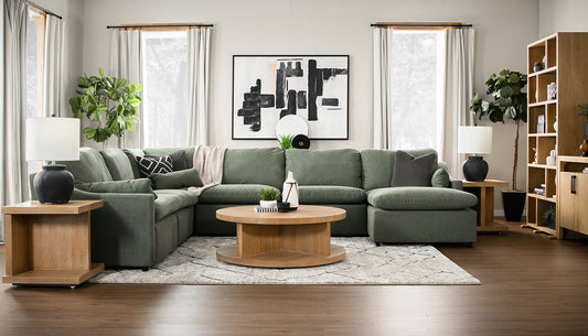 Jacqueline Dexter Eucalyptus Reclining Sectional with Chaise