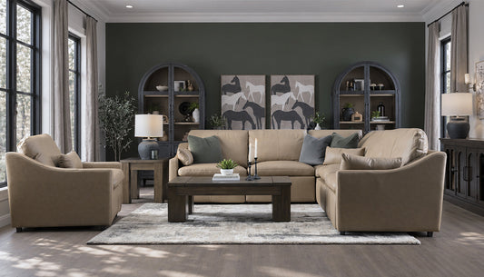 Jacqueline Leather Sectional