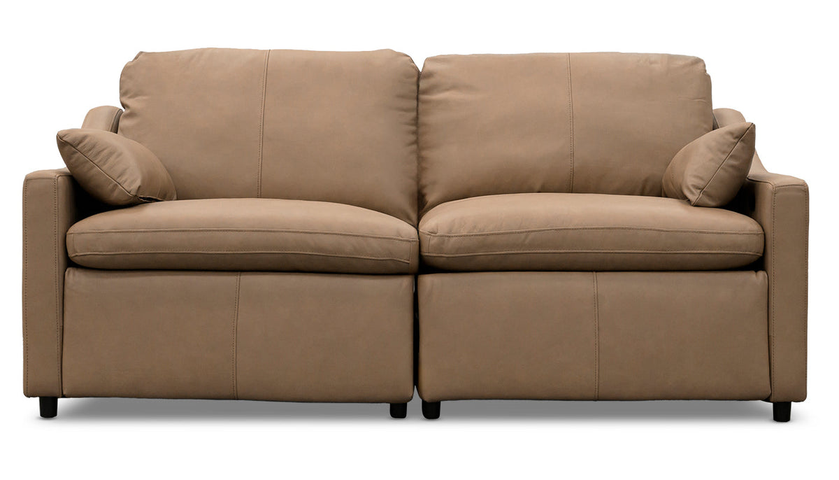 Jacqueline Leather Loveseat