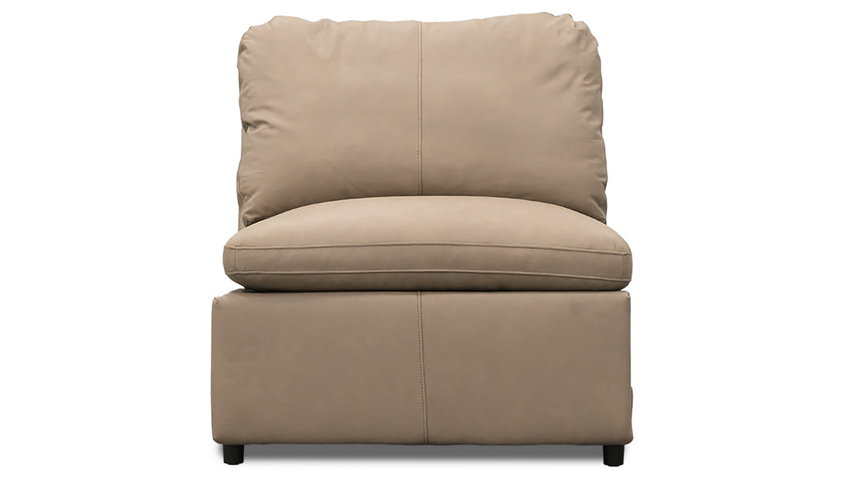 Jacqueline Leather Armless Recliner