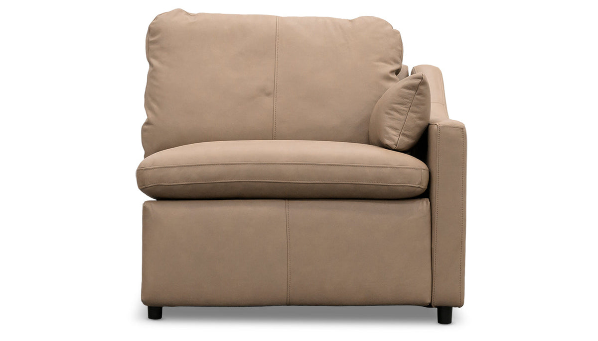Jacqueline Leather Right Arm Facing Recliner