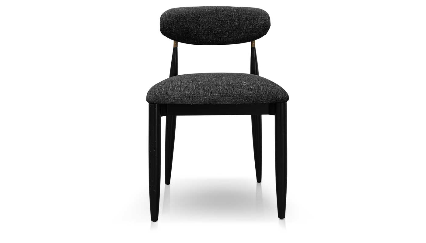 Jagger Armless Black Frame Dining Height Chair