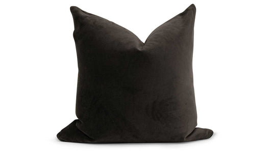 Jasper Mocha Velvet Accent Pillow