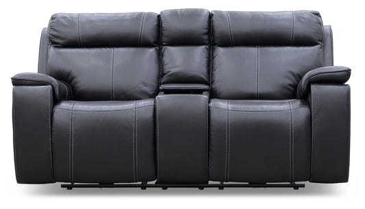 Kobe Leather Reclining Loveseat
