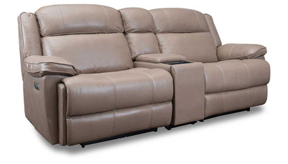 Easthill Leather Loveseat