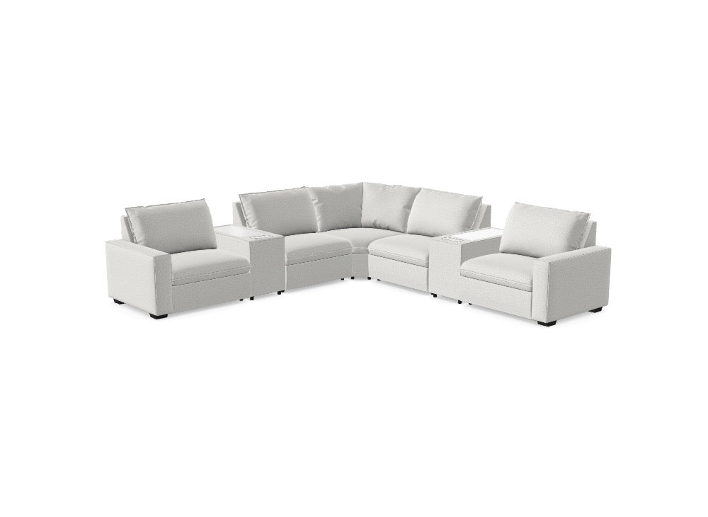 Love Story Modular Sectional - Custom Design Ref: M_BEJ7KK