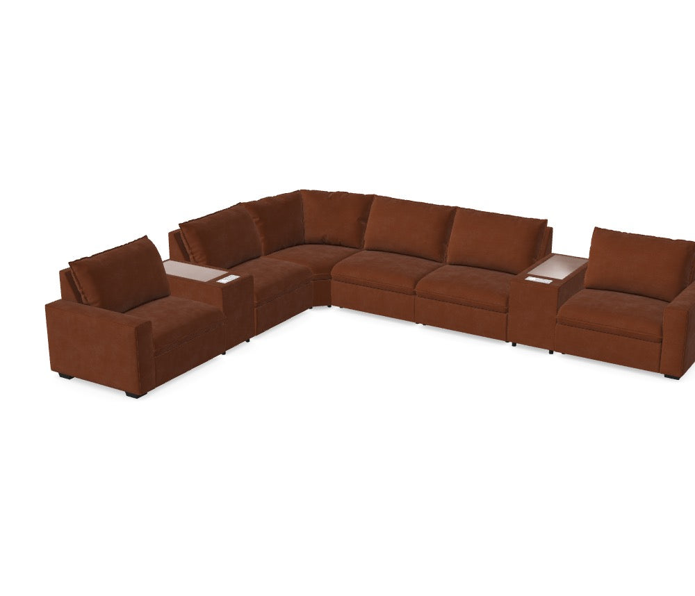 Love Story Modular Sectional - Custom Design Ref: M_P7QF8GH