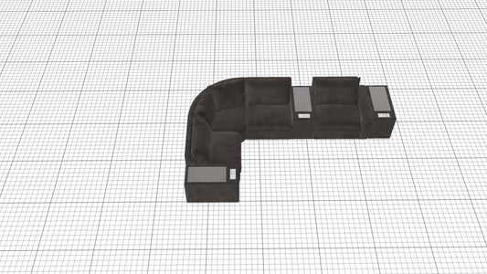 Love Story Modular Sectional - Custom Design Ref: M_XOPSE3