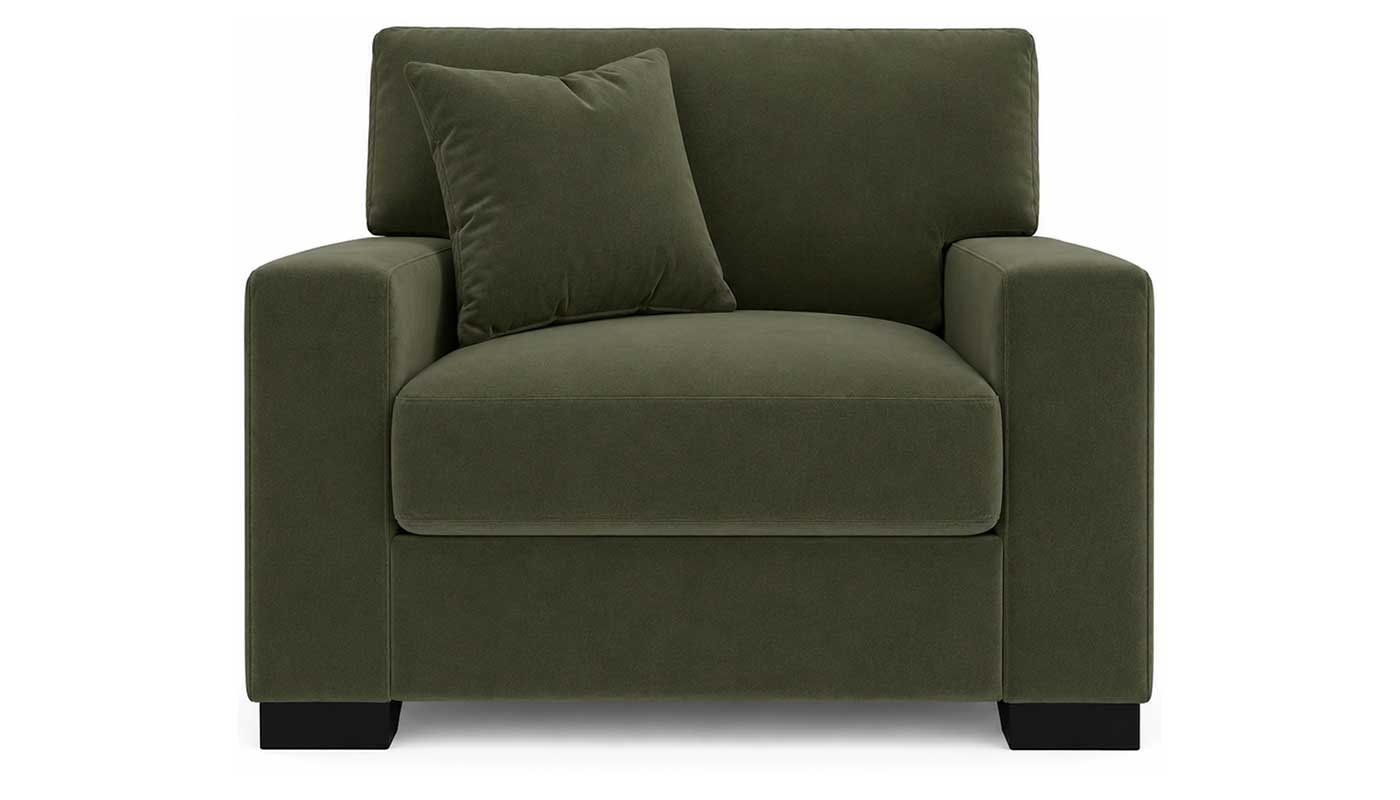 Lilium "Velvet Olive" Chair