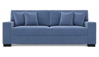 Lilium "Velvet Mist" Sofa with Firm Cushion Seat