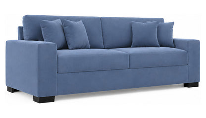 Lilium "Velvet Mist" Sofa with Firm Cushion Seat