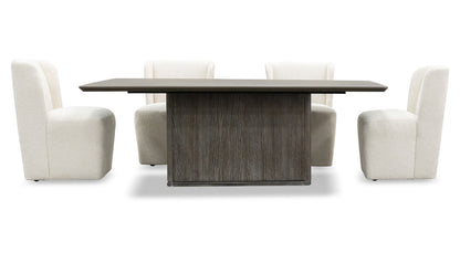 Mena Rectangular Dining Height Table & Mila Chairs