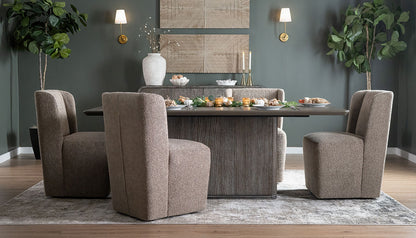 Mena Rectangular Dining Height Table & Mila Chairs