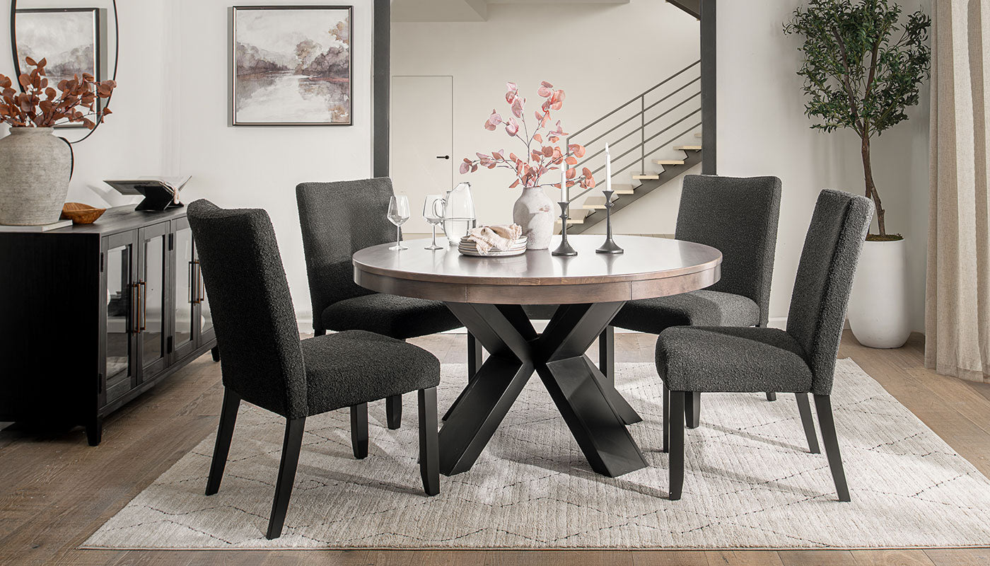 Navarro Round Dining Height Table Chairs