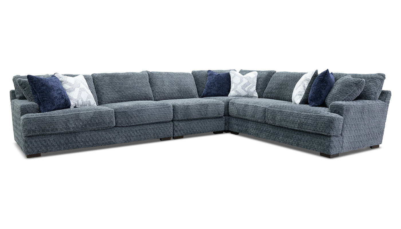 Pleasant Valley Fluffy Iron Sectional