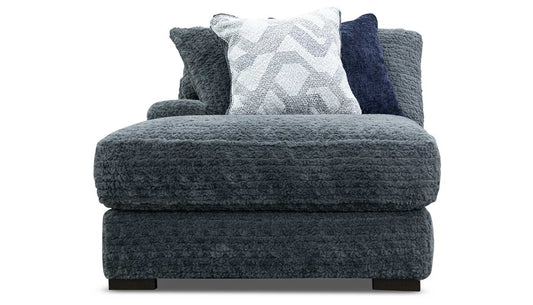 Pleasant Valley Fluffy Iron Left Arm Facing Chaise