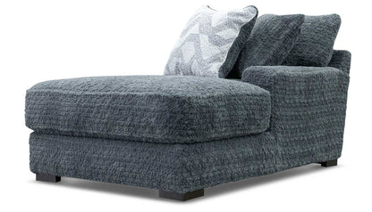 Pleasant Valley Fluffy Iron Right Arm Facing Chaise